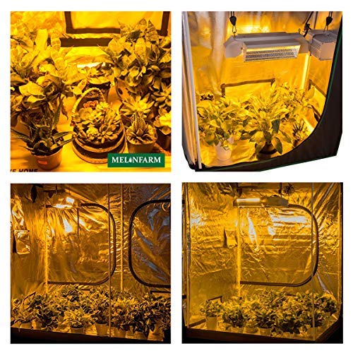 57"x57"x80'' Grow Tent, High Reflective 600D Diamond Mylar Canvas with Observation Window and Floor Tray for Hydroponic Indoor Plant Growing - size: 57"x57"x80''