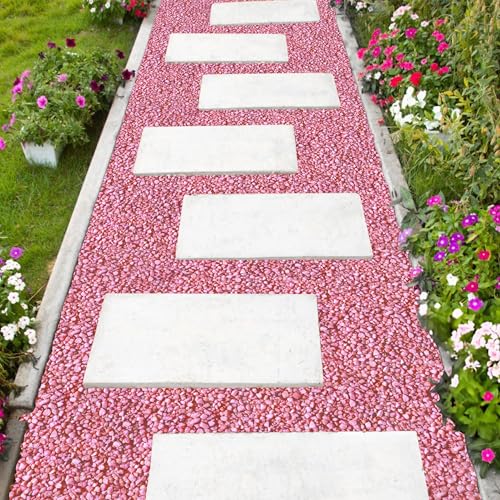 Hygloss Products Craft Rocks, Mini Stones for Art Projects - Bucket O' Gravel, Neon Pink, 1 lb - color: Neon Pink, size: 1 lb, style: Gravel