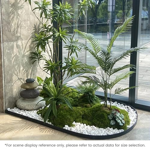 SIDONG 10 lbs White River Rocks, 1.2-2 Inches Matte Pebbles for Indoor Plants, Aquarium Rocks Used in Fish Tank, Decorative Stones for Plants, Vases, Home Décor, Crafting, Garden Landscaping - color: White, size: 10 lbs,1.2-2inch