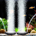 hygger Air Stone for Aquarium: Quiet High Dissolved Oxygen Diffuser Kit for Freshwater or Saltwater Fish Tank and Hydroponic Air Pump-Disc 2 x 2 Inch Air Bubble Stone 2 Packs Without air Pump - size: 5CM-2Packs