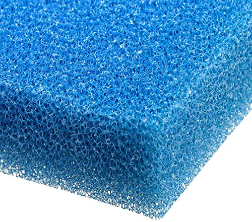 Aquarium Bio Sponge Filter Media Pad, 23.6" x 17" x 2", Open Cell Foam Cut-to-fit Matten Filter Fish Tank Sump Divider