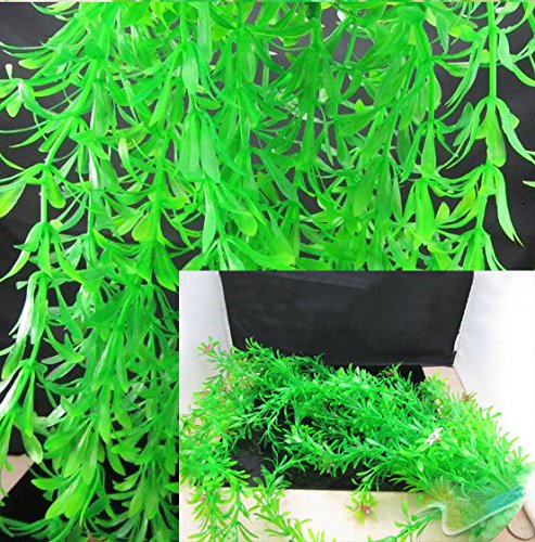 Honory99 40-100CM Simulation Fake Plants Aquarium Grass Landscaping Ornament Decorations
