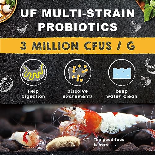 Ultra Fresh Shrimp Food, High Protein, Rich in Vitamins for Crystal, Caridina and Small Tropical Shrimp 4.94oz - size: 4.94 Ounce (Pack of 1)