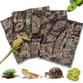 4pcs Rock Terrarium Background,3D Reptile Tank Background Board,Amphibian Stereo Backdrop Wall,Lizard Snake Gecko Spider Chameleon Turtle Fish pet silo Background Decorative Panel - color: Paleyellow-11.8"*8.8"（4pcs）
