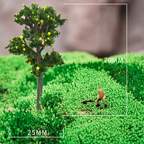 Miniature Fairy Garden Decoration Accessories Simulation Tree Garden Sculptures Statues,Yard Outdoor Decor for Patio - size: Trees