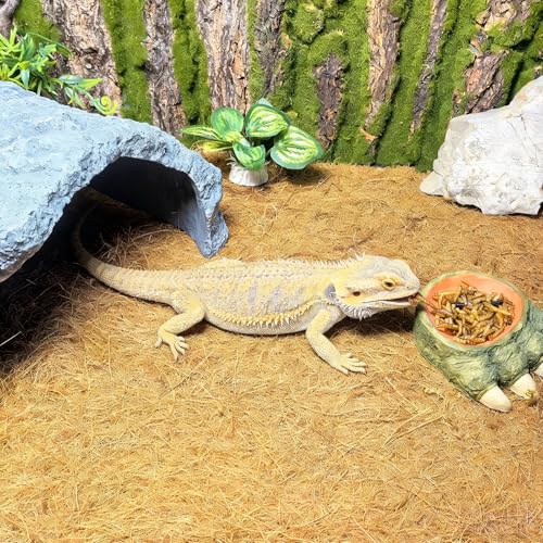 Hamiledyi 78.7x15.7in Reptile Carpet Coconut Fiber Substrate Large Snake Bedding Coco Liner Roll Mat for Bearded Dragon Tortoise Lizard Habitat Pad Garden Decoration - size: 15.7x78.7inch