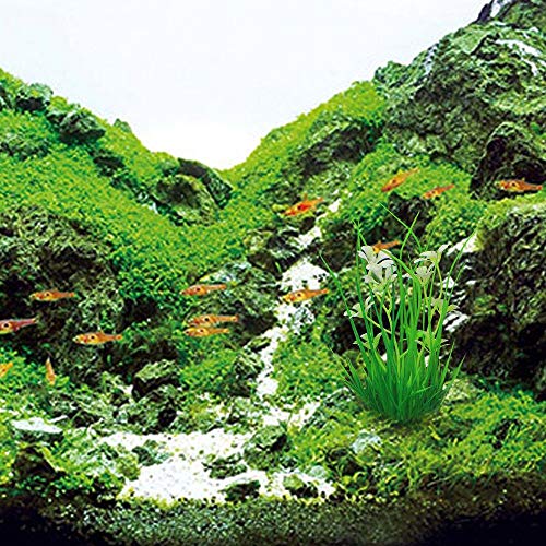 Ornament Aquarium Green Fish Tank Landscape Decor Plastic Water Grass Artificial Plant
