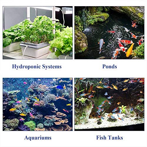 Air Stone 4.2 inch for Aquariums Hydroponics Fish Pond Tank Plants Air Pump