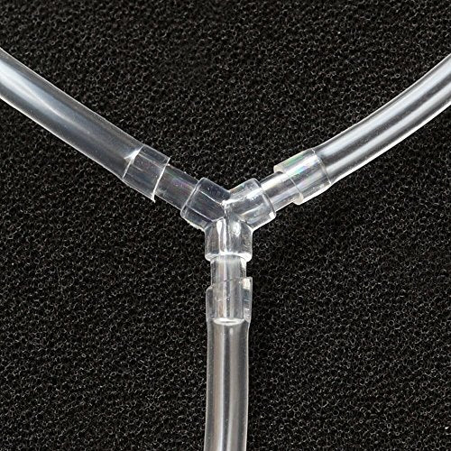 Aquarium Airline Tubing Connectors I T L Y 40pcs Fish Tank Air Tube Adapters for 3/16 '' Air Line Hose - color: Clear