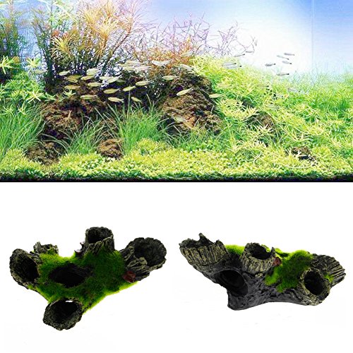 Aquarium Tank Tube Breeding Hiding Cave Shelter for Fish Shrimp Spawn Live Plant