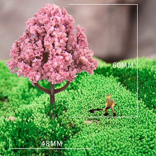 Miniature Fairy Garden Decoration Accessories Simulation Tree Garden Sculptures Statues,Yard Outdoor Decor for Patio - size: Trees