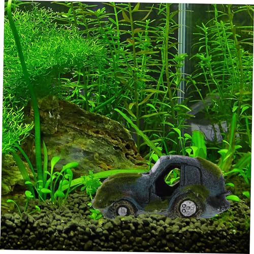 iplusmile Fish Tank Landscaping Car Decor Ornament Aquarium Landscaping Fish Landscape Accessories Aquarium Adornment Aquarium Landscape Fish Tank Habitat Vegetable Crafts