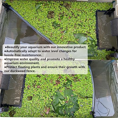 Floating Plant Fence for Aquarium, Separates Floating Plants, Automatically Adjusts Height with Water Level, Suitable for All Floating Plants and Most Aquariums. - style: Combo Pack