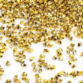 DomeStar 4200PCS Gold Fake Ice Rocks, 1LB Acrylic Crushed Ice Rocks Mini Fake Diamonds for DIY Craft Wedding Vase Fillers 0.33" x 0.23" - color: Gold