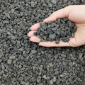 FANTIAN 2 lbs Small Black Lava Rocks for Plants,1/4 Inch Crush Volcanic Rock Pumice Soil Additive for Succulent Aquarium Cactus Bonsai Fire Pits and Garden Landscaping - color: Black Lava Rocks