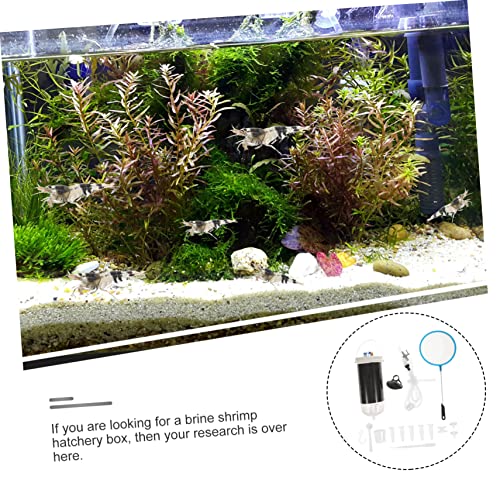 MERRYHAPY 1set Brine Shrimp Incubator Breeding Box Plastic Hatchery Suction Cup for Efficient Shrimp Breeding and Easy Cleaning for Aquariums and Fish Tanks