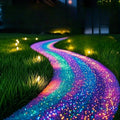 1000PCS Tank Rocks Glow Blue Fish Tank Decorations - color: Light Blue