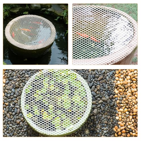 KESYOO Aquarium Escape Proof Net Cover 17.7X11.8In Fish Tank Protective Mesh Lid for Outdoor Ponds and Aquariums Durable Anti-Jumping Fish Tank Net Safety Cover