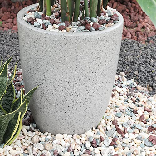 5lbs Natural River Rocks, Polished Pebbles for Plants Garden, 1-2 inch Decorative Countryside Stones, Ideal for Fish Tank, Vases, Crafting, Garden Landscaping Rocks,Countryside - size: 5 Pounds, style: Idyllic