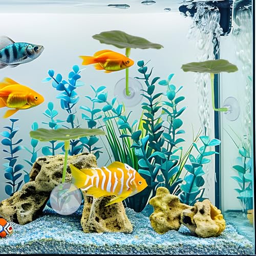 3 Pcs Betta Fish Leaf Hammock Soft Aquarium Decor Plastic Plants Practical Resting Spot Betta Fish Tank Decoration for Sleeping Resting Hiding Playing