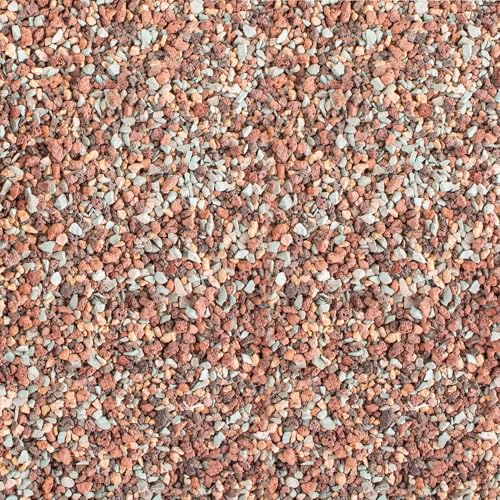 45lb Mix Lava Rocks for Plants in Door -Gravel Pebbles for Bonsai Succulent Cactus Potting Soil and Vase Fillers, Fairy Gardening,Top Dressing - color: Mix Gravel, size: 45lb