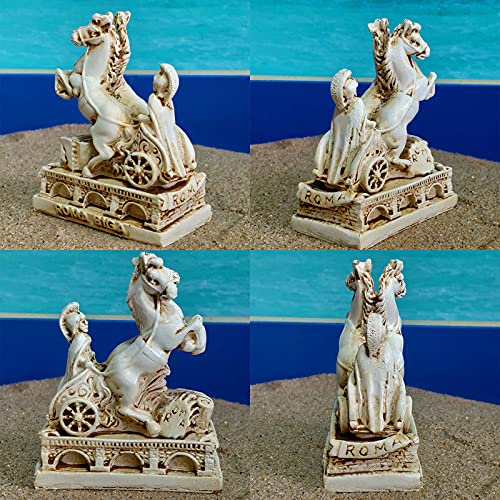 Ancient Rome Aquarium Fish Tank Decorations Decor (Set of 3) Colosseum Warrior Statue Sculpture Reptile Turtle Lizard Spider Tanks Terrarium Ornament Pet - color: Ancient Rome a