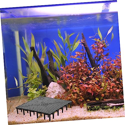 Kisangel 5pcs Aquarium Divider Bottom Plate Fish Tank Splicing Grid Water Permeability Flexible Partition Net for Customizing Fish Tank Compartments
