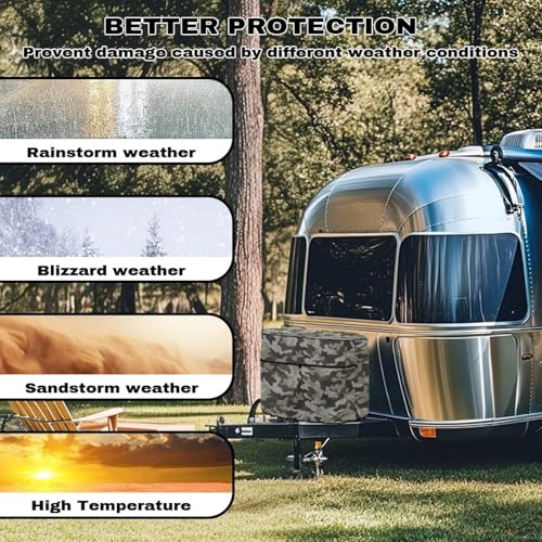 Camo Gray Double 20lb RV Propane Tank Cover Dust-Proof Heavy Duty Propane Gas Cylinder Cover All Weather Protection - color: Camo Gray, size: S(20LB)