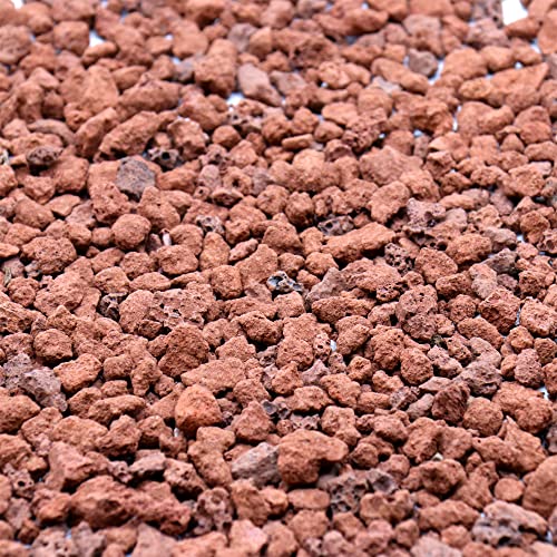 Volcanic Rock for Plants. Red Lava Rock. 1/5 Inch - 2 lbs for Potting Soil, Succulents, Pots, Plants, Gardening, Indoor, Crafting (Mini (0.2 Inch), Horticultural - RED Lava, 2) - color: HORTICULTURAL - RED LAVA, size: Mini (0.2 Inch)