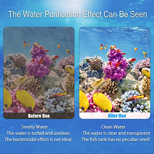 6/12 Pack Fish Tank Filter Cartridges for Marina Slim Filters S10/S15/S20 - Quadruple Filtration - Replacement Filter Cartridges for Marina Slim Filters - size: 12 Pack