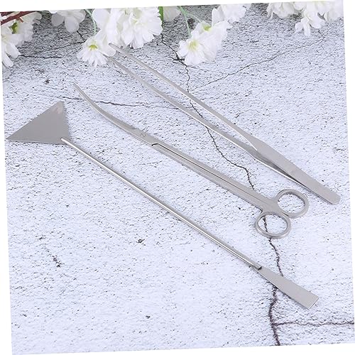 Levemolo Aquascaping Tools 1 Set of Precision Aquarium Cleaning Tools Stainless Steel Safe Storage Pouch