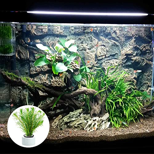 6 PCS Anti-Floating Ceramic Aquarium Plant Rings, Aquatic Plants Fixed Rings, Aquarium Landscape Ceramic Plant Fixing Aquarium Plant Weights Pot Fish Tank Accessories