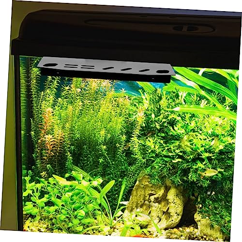 Yardwe Aquarium Tool Holder Organizer for Maintenance Scissors and Tweezers Storage -Mounted Fish Tank Accessories and Convenient Cleaning