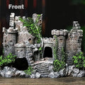 Ymiko Fish Tank Decorations, Aquarium Castle with Castle Design Castle Aquarium Decoration Aquarium Decorations for Freshwater and Saltwater Fish Tanks