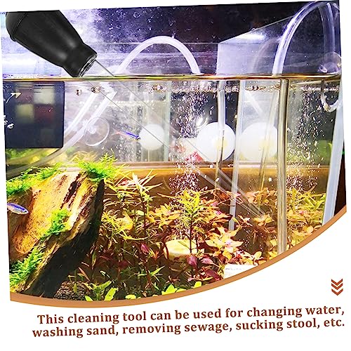 1 Set Fish Tank Manual Faeces Cleaner Gravel Strainer for Fish Tank Siphon Pump