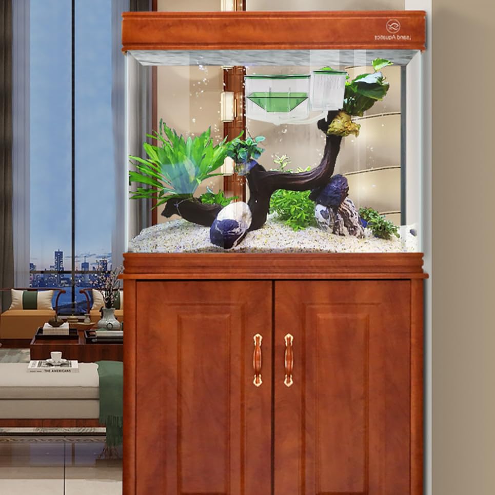 Toddmomy Fish Breeding Tank Isolation Box Transparent Acrylic Aquarium for Protecting Small and Fish with Floating Design for Enhanced Survival