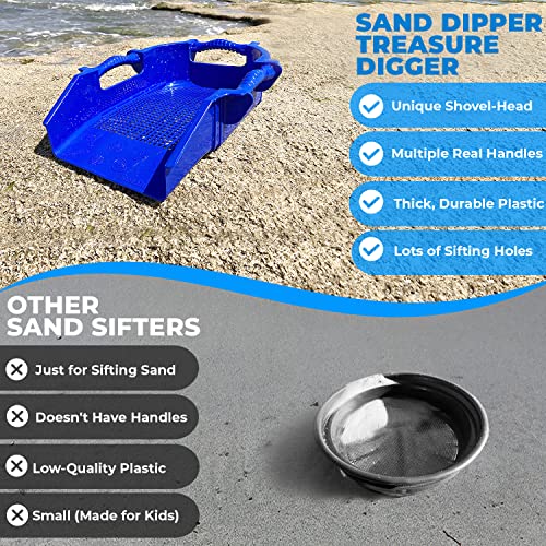 Sand Dipper - Treasure Digger Sifter - color: Blue