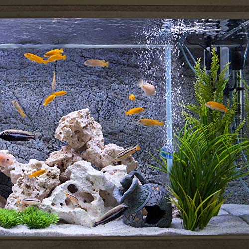 Honoson 4 Pieces Aquarium Bubble Wall Air Stone Bar 10 Inch Fish Tank Bubble Release Diffuser Bar Tube for Fish Tank Aquarium Hydroponics Pump