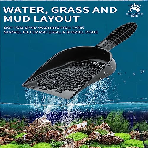 Sand Shovel, Gravel Sand Shovel for Fish Tanks Sand Scooper Cleaning Tool Aquariums Cleaner