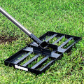 Walensee Lawn Leveling Rake, 17"x10" Heavy Duty Lawn Leveler Tool with 6.5FT Steel Handle, Levelawn Landscape Rake for Topdressing, Soil, Sand, Dirt, Small Yard, Garden, Golf Course - size: 6.5FT 17"x10"