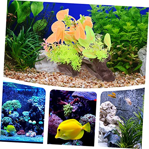 MERRYHAPY Desktop Aquarium Grass Realistic Fake Plant Decor for Fish Tank for Aquatic Landscapes Natural Style Aquarium Accessories