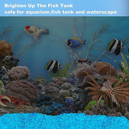 1000pcs Glow in The Dark Rocks Outdoor Decorative Stones Glowing Pebbles for Aquarium Decoration, Driveway & Garden, White - size: 1000, style: White