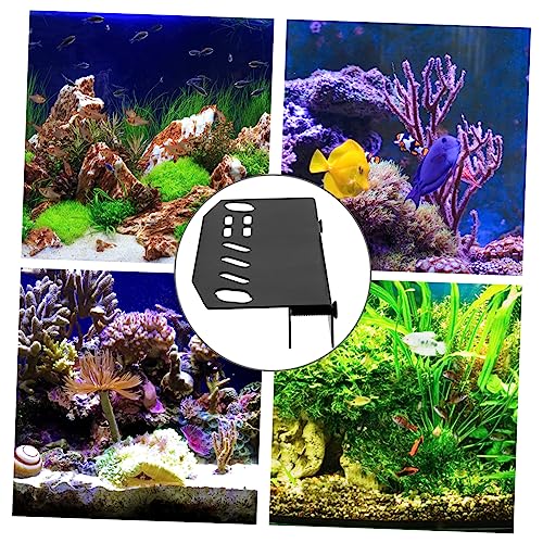 Kisangel Aquarium Tool Holder for Fish Tank Scissor Storage Rack Multiple Slots for Aquatic Plant Maintenance Lightweight and Organizer Easy Installation for Aquatic Tools