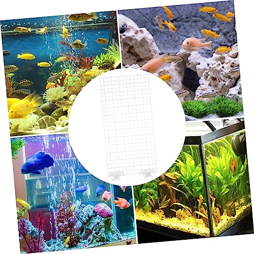 GALPADA Aquarium Isolation Panel Lattice Plate Betta Fish Tank Divider Board Suction Cup Spliced Lattice Aquarium Supplies Random Color