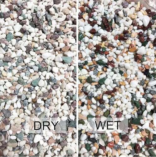 11LB River Rocks for Fish Tanks Aquarium Gravel Small Rocks for Plants Decorative Rocks Mixed Color Vase Fillers Rocks for Crafts Colorful Rocks 1/8-3/8inch - size: 11lb, style: Mixed
