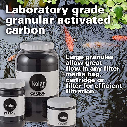 Kolar Labs Crystal Cal Activated Carbon – Large Jar, Activated Charcoal for Aquariums and Fish Tanks - size: 320 g (Pack of 1)