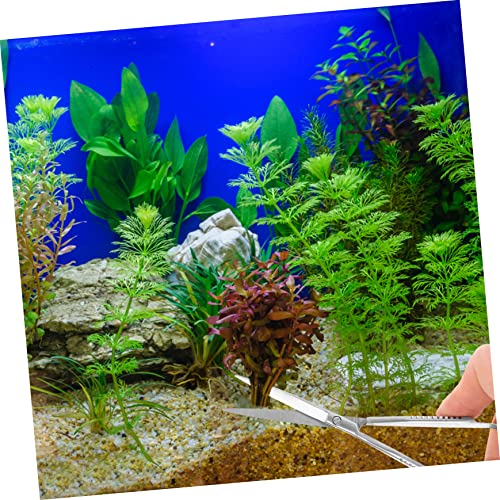 Stainless Steel Aquarium Scissor Plant Scissors for Floating Plants Easy Cleaning Tool for Fish Tanks