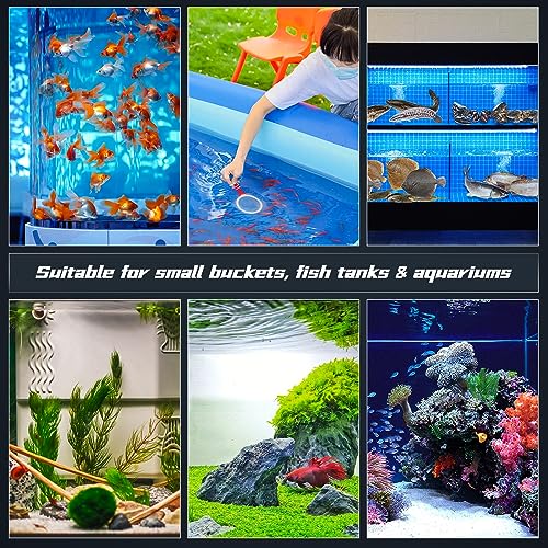 UPETTOOLS Fish Tank Nano Air Stone - 2 Inch Aquarium Bubbler, Ultra-High Dissolved Oxygen Diffuser, Aquarium Oxygen Aerator Bubbler Stone for 5 to 30 Gallon Tanks (No Air Pump and Air Tube) - size: 1.97 inch for 5 to 30 gallon tanks