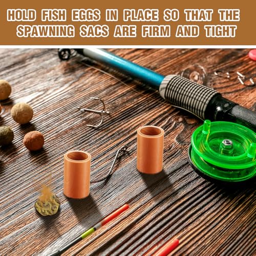Woanger 2 Rolls Fishing Soft Spawn Net 3'' x 157.5'' Spawn Sac Netting Sack Catfish Fishing Bait Mesh Holder Accessories for Roe Bags - color: Orange