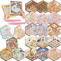 3D Sticker Scene Book for Adults, 20pcs DIY House Stickers Therapy Stress Relief DIY Craft with 2 Tweezers, Creative Funny Gift for Christmas - color: B1-box-20sets
